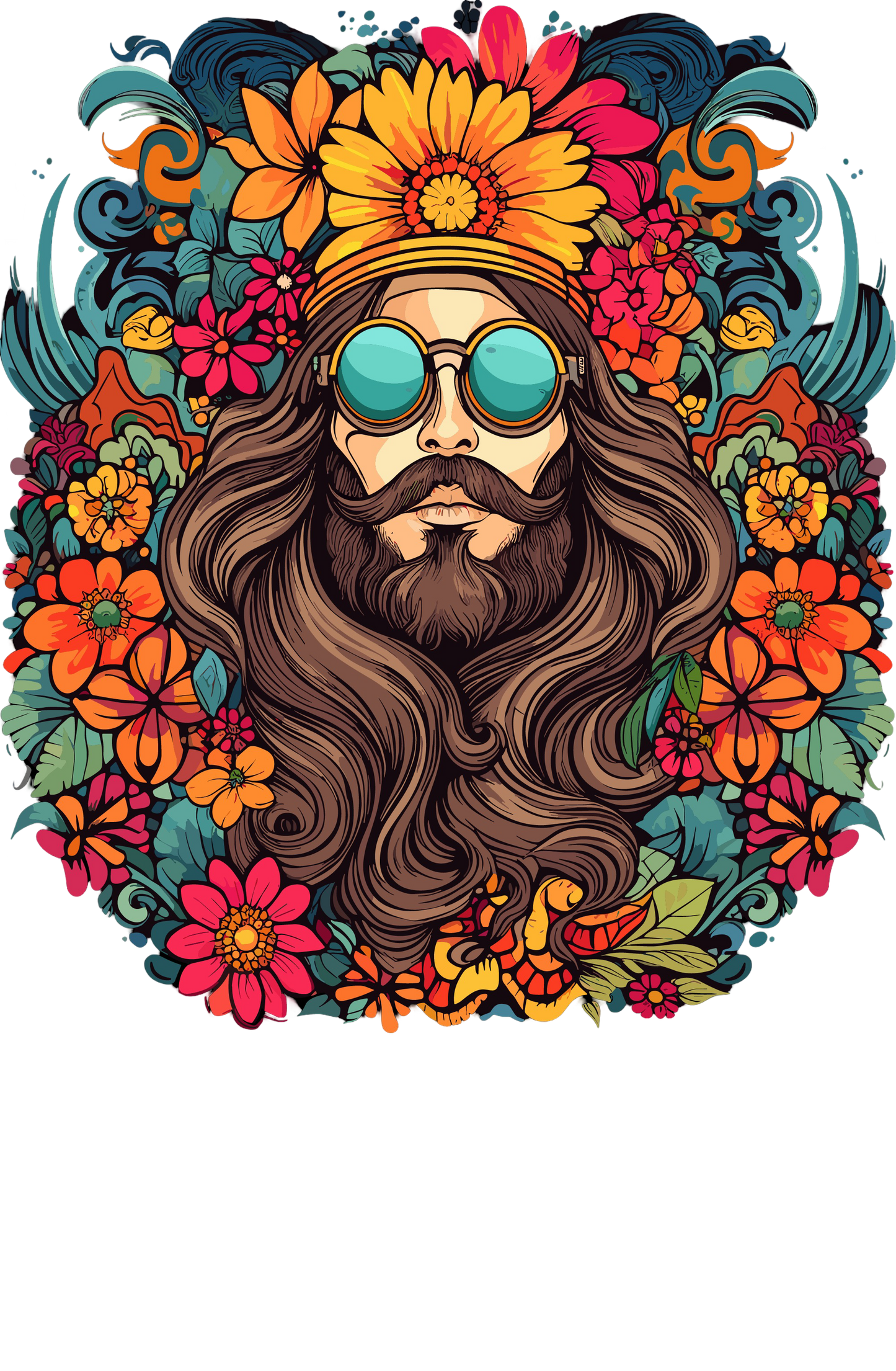 Psychedelic Designs – Fichier PNG Haute Qualité – 100 modèles au choix
