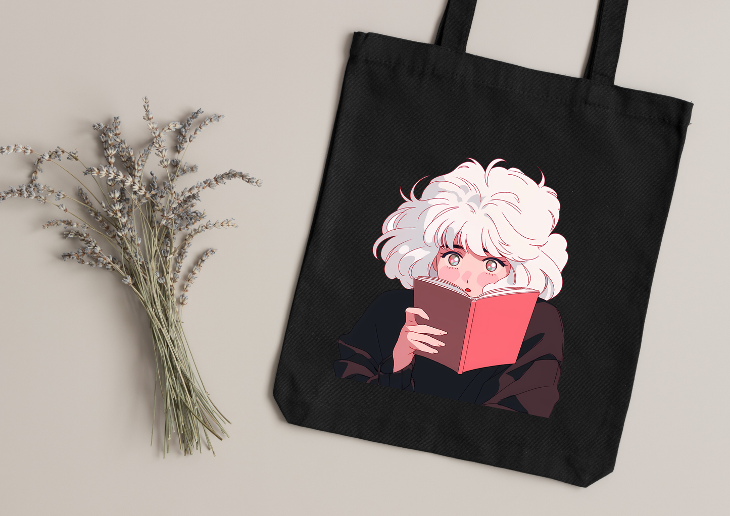 Tote Bag Retro Anime Nostalgia – 61 modèles au choix – Noir ou Blanc