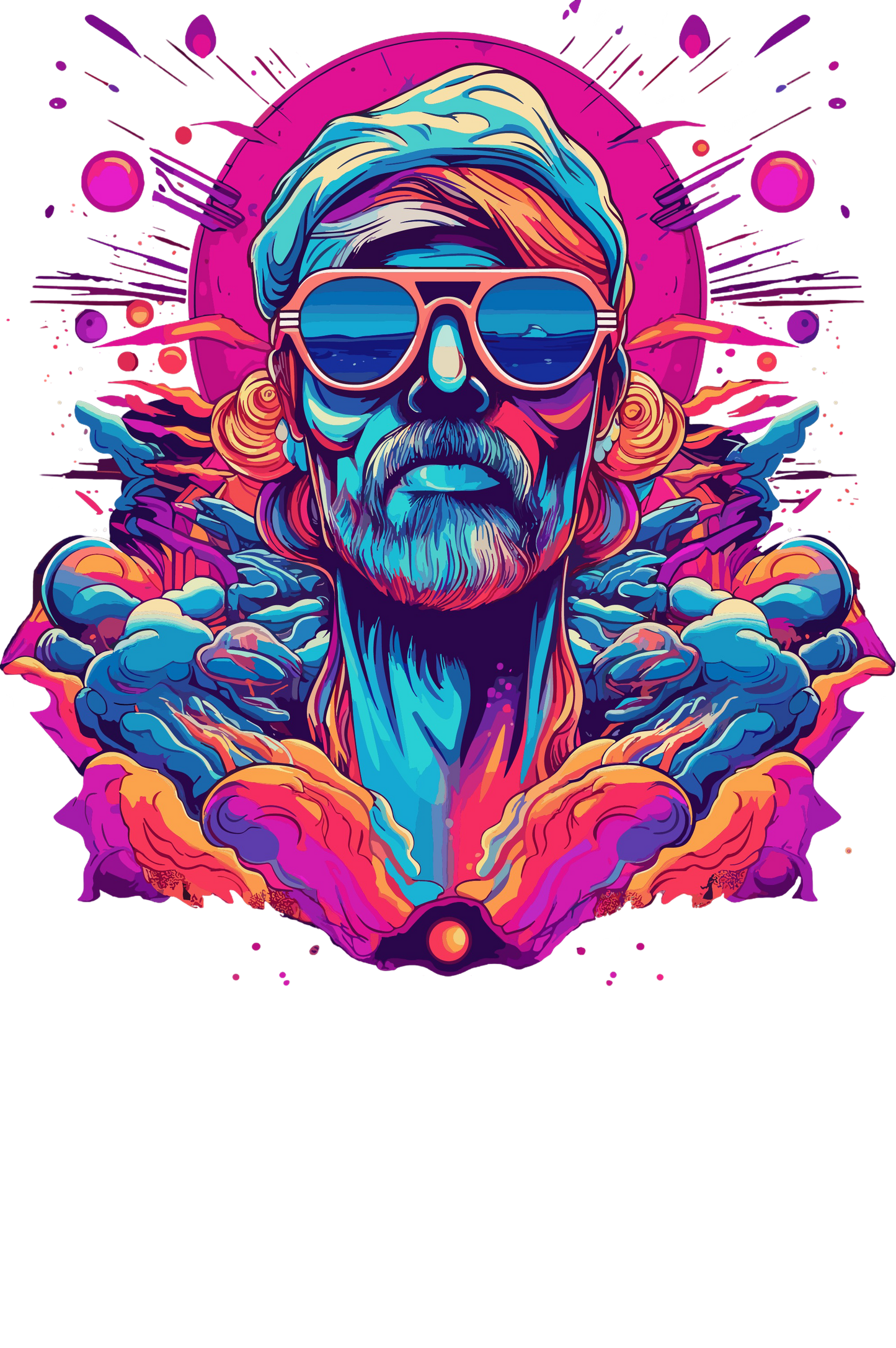 Psychedelic Designs – Fichier PNG Haute Qualité – 100 modèles au choix