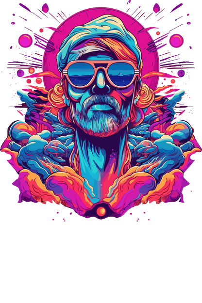 Psychedelic Designs – Fichier PNG Haute Qualité – 100 modèles au choix