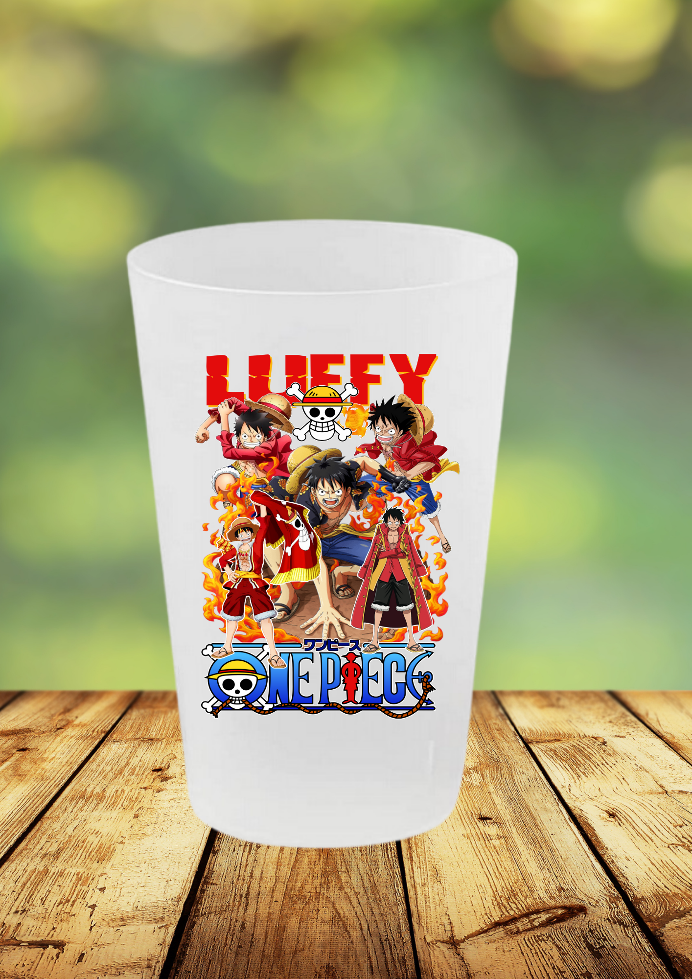 Gobelet One Piece – Impression DTF UV – 136 modèles au choix