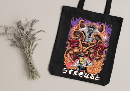 Tote Bag Anime – 104 modèles au choix – Noir