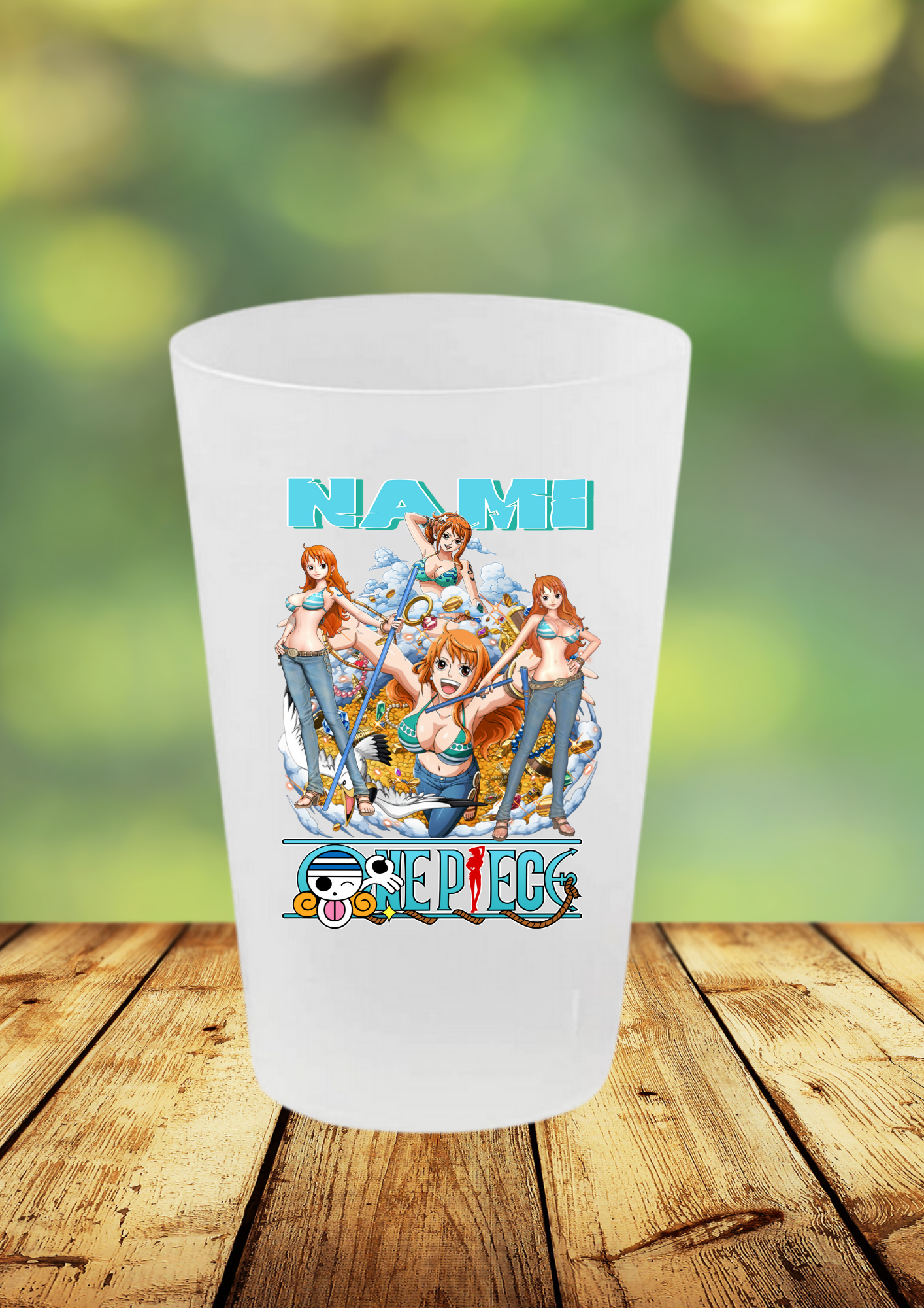 Gobelet One Piece – Impression DTF UV – 136 modèles au choix