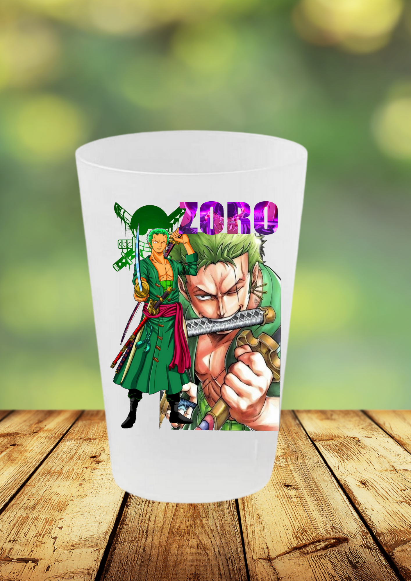 Gobelet One Piece – Impression DTF UV – 136 modèles au choix