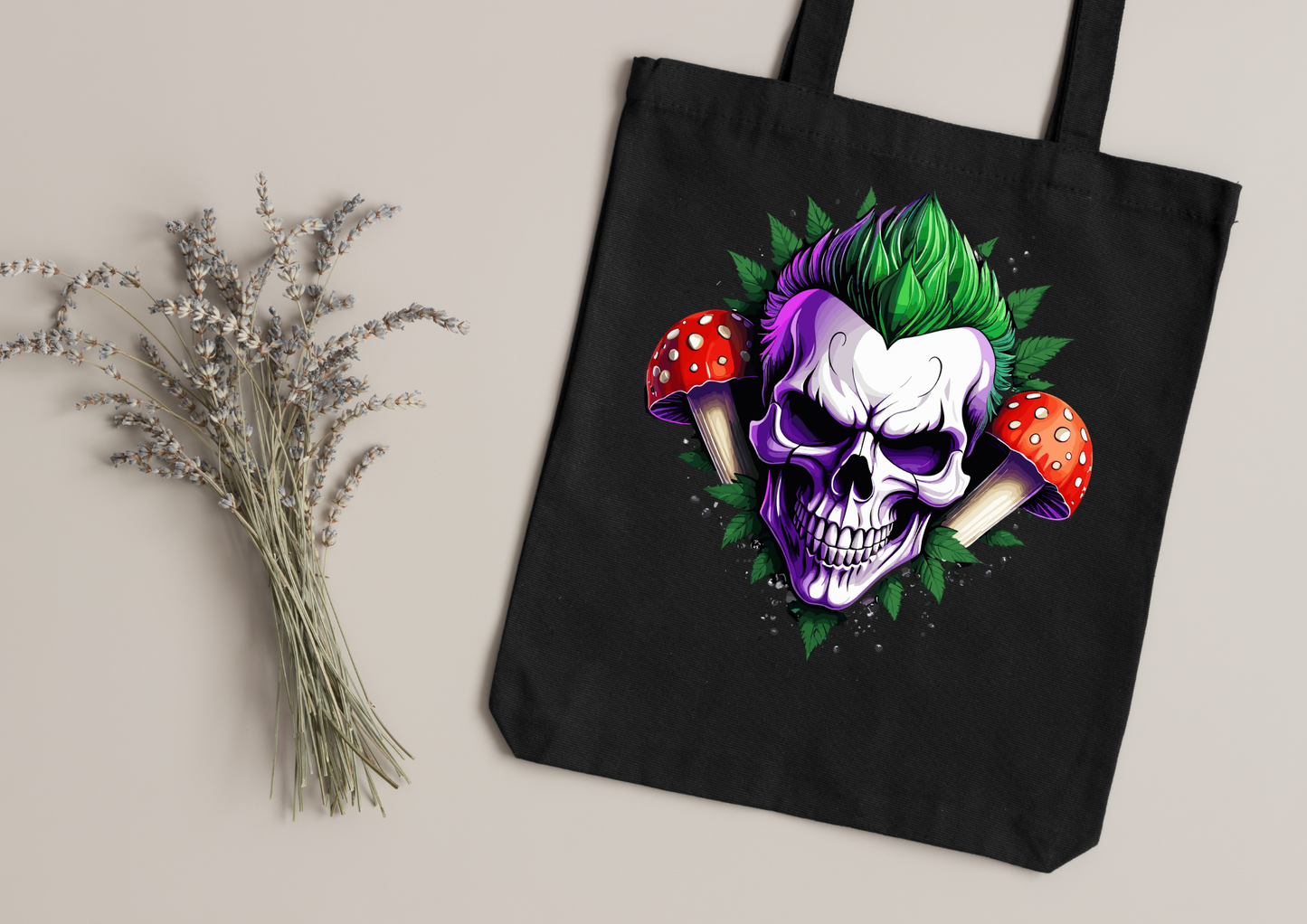 Tote Bag Psychedelic Designs – 100 modèles au choix – Noir ou Blanc