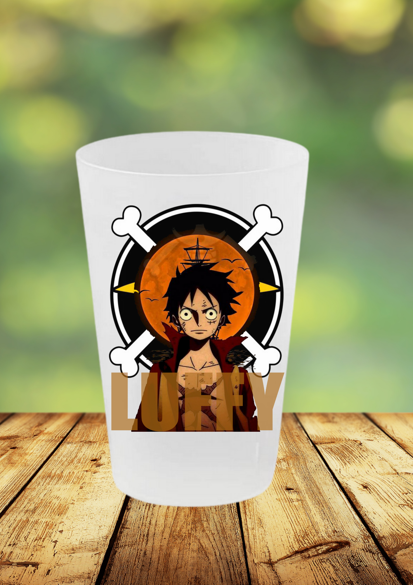 Gobelet One Piece – Impression DTF UV – 136 modèles au choix