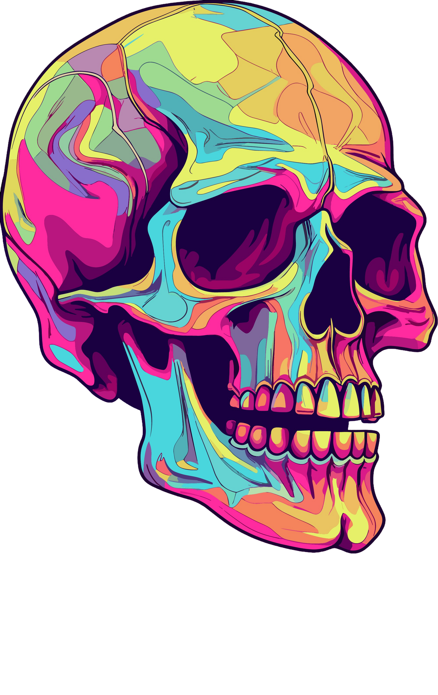 Psychedelic Designs – Fichier PNG Haute Qualité – 100 modèles au choix