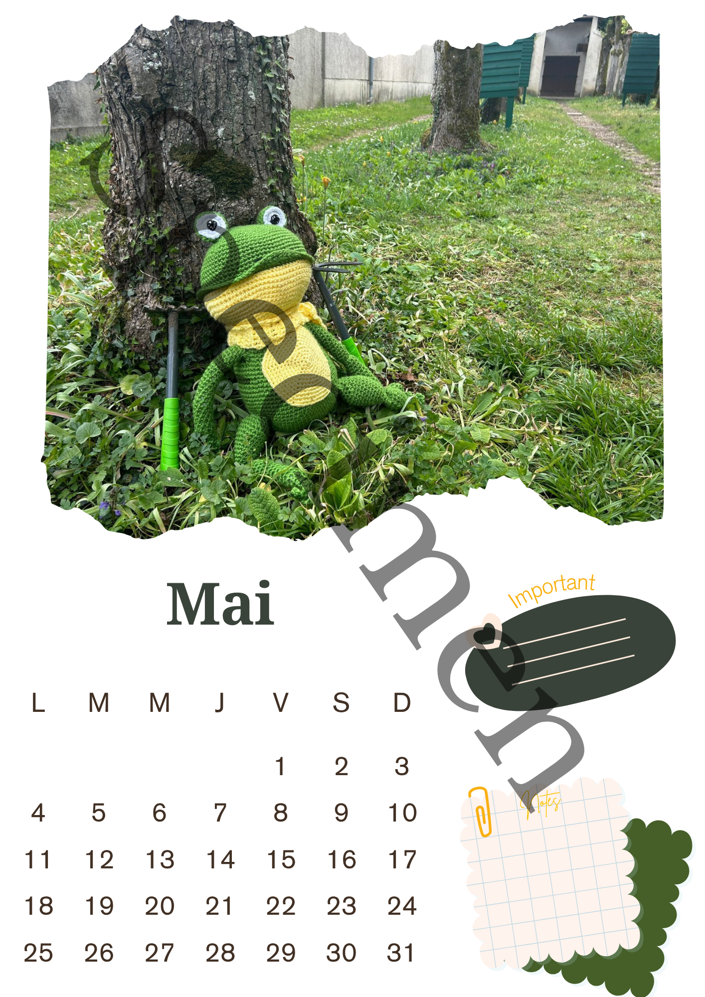 🗓️ Calendrier 2026 “Dame Aline” – L’année pleine d’humour et de bonne humeur !