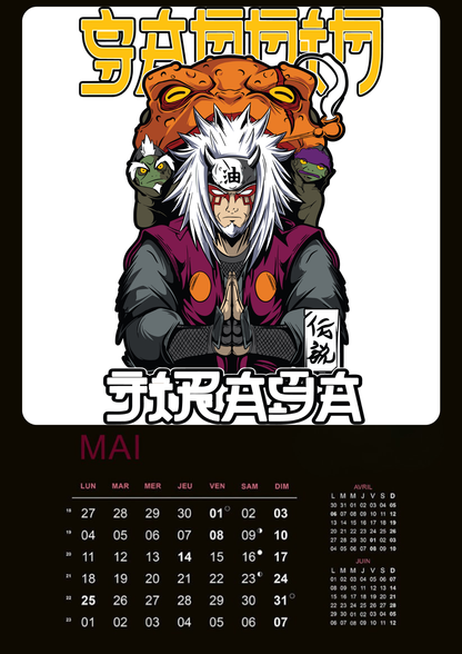 Calendrier Naruto 2026 – Édition Collector