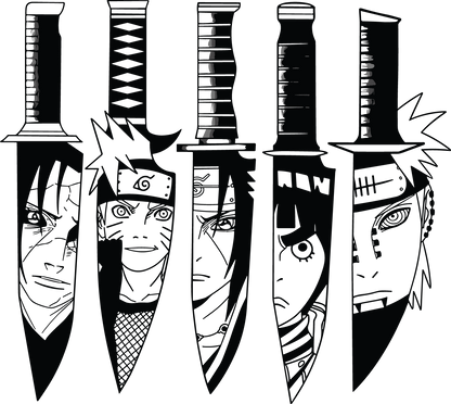 Fichiers PNG Naruto – 124 modèles au choix
