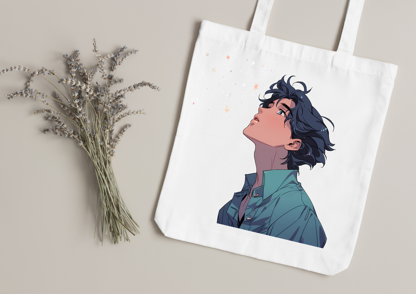 Tote Bag Retro Anime Nostalgia – 61 modèles au choix – Noir ou Blanc