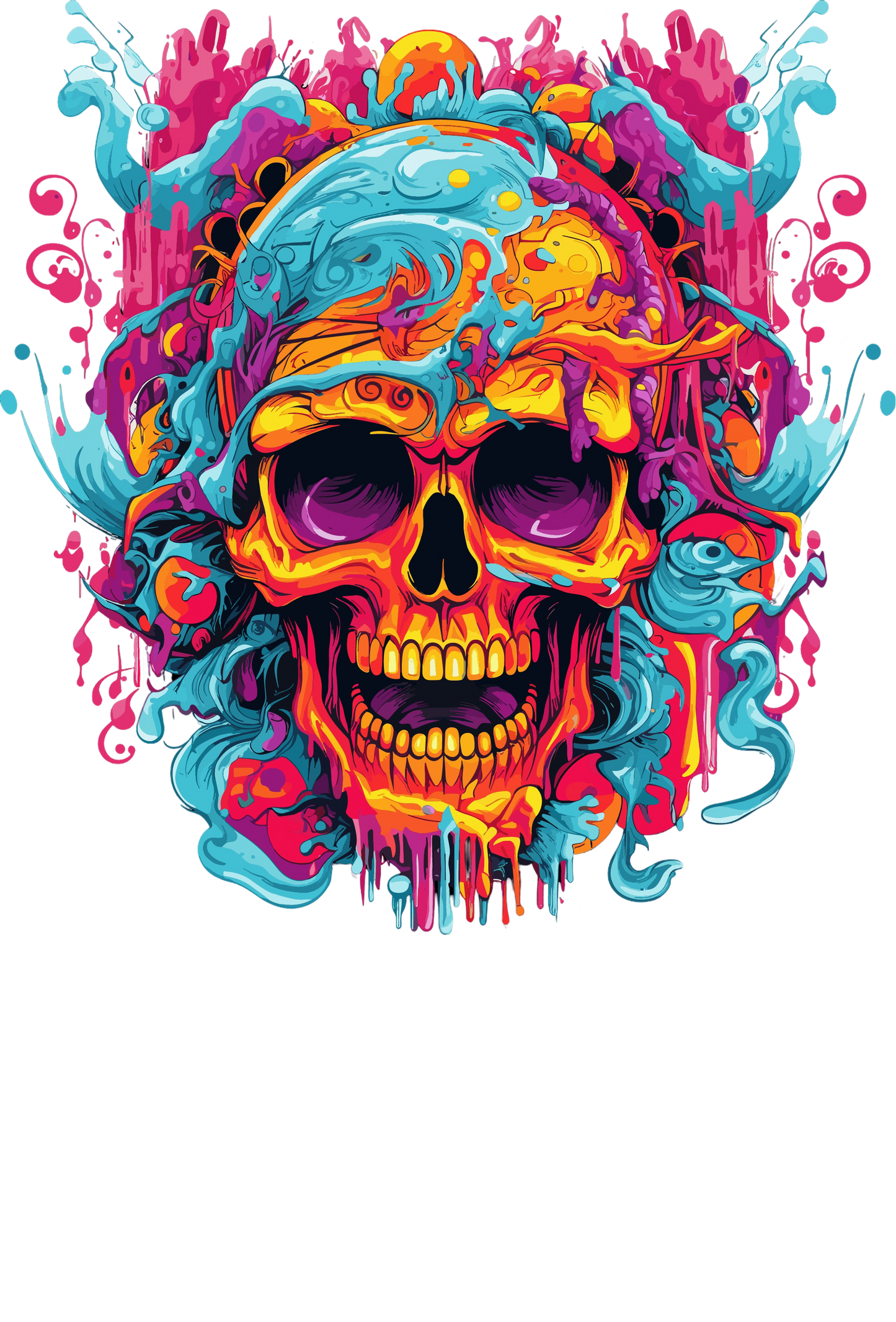 Psychedelic Designs – Fichier PNG Haute Qualité – 100 modèles au choix
