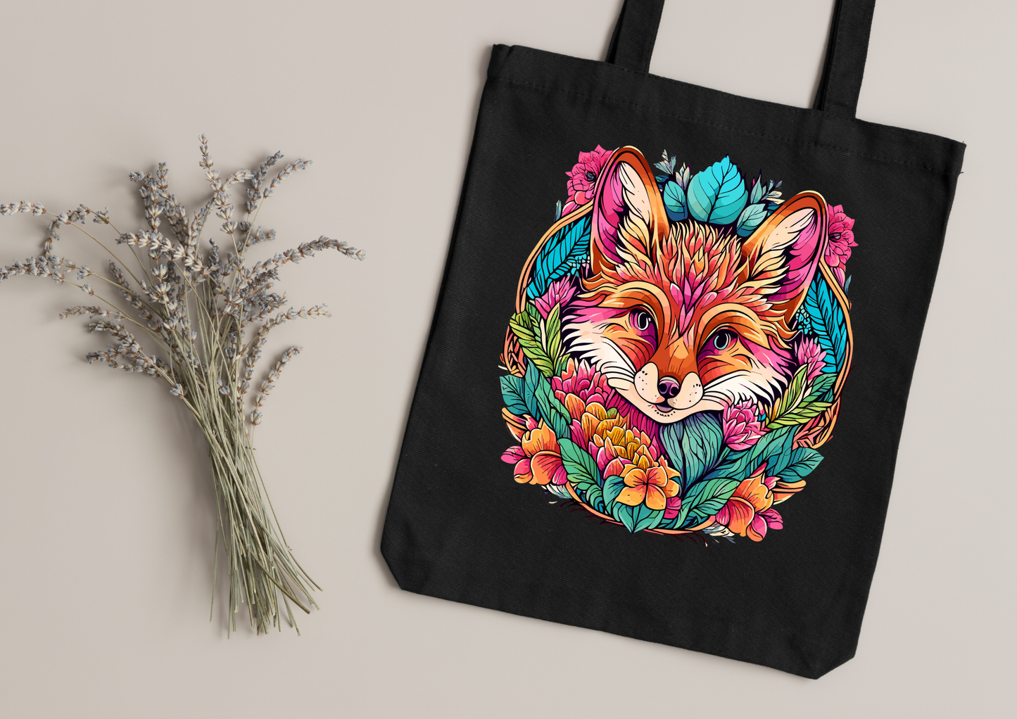 Tote Bag Psychedelic Designs – 100 modèles au choix – Noir ou Blanc
