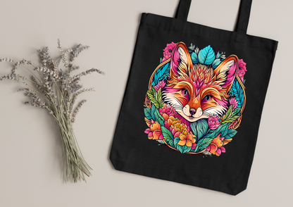 Tote Bag Psychedelic Designs – 100 modèles au choix – Noir ou Blanc