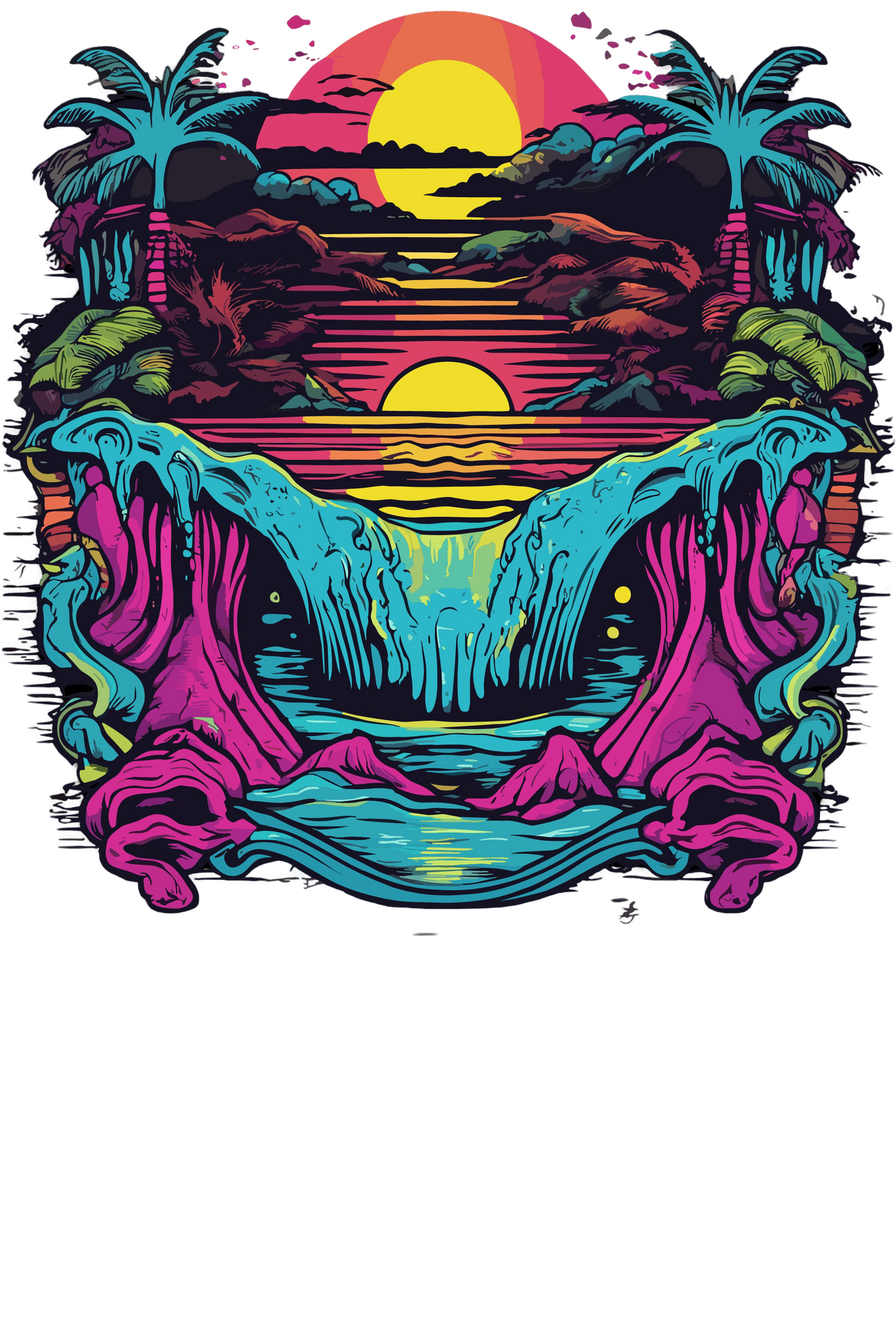 Psychedelic Designs – Fichier PNG Haute Qualité – 100 modèles au choix