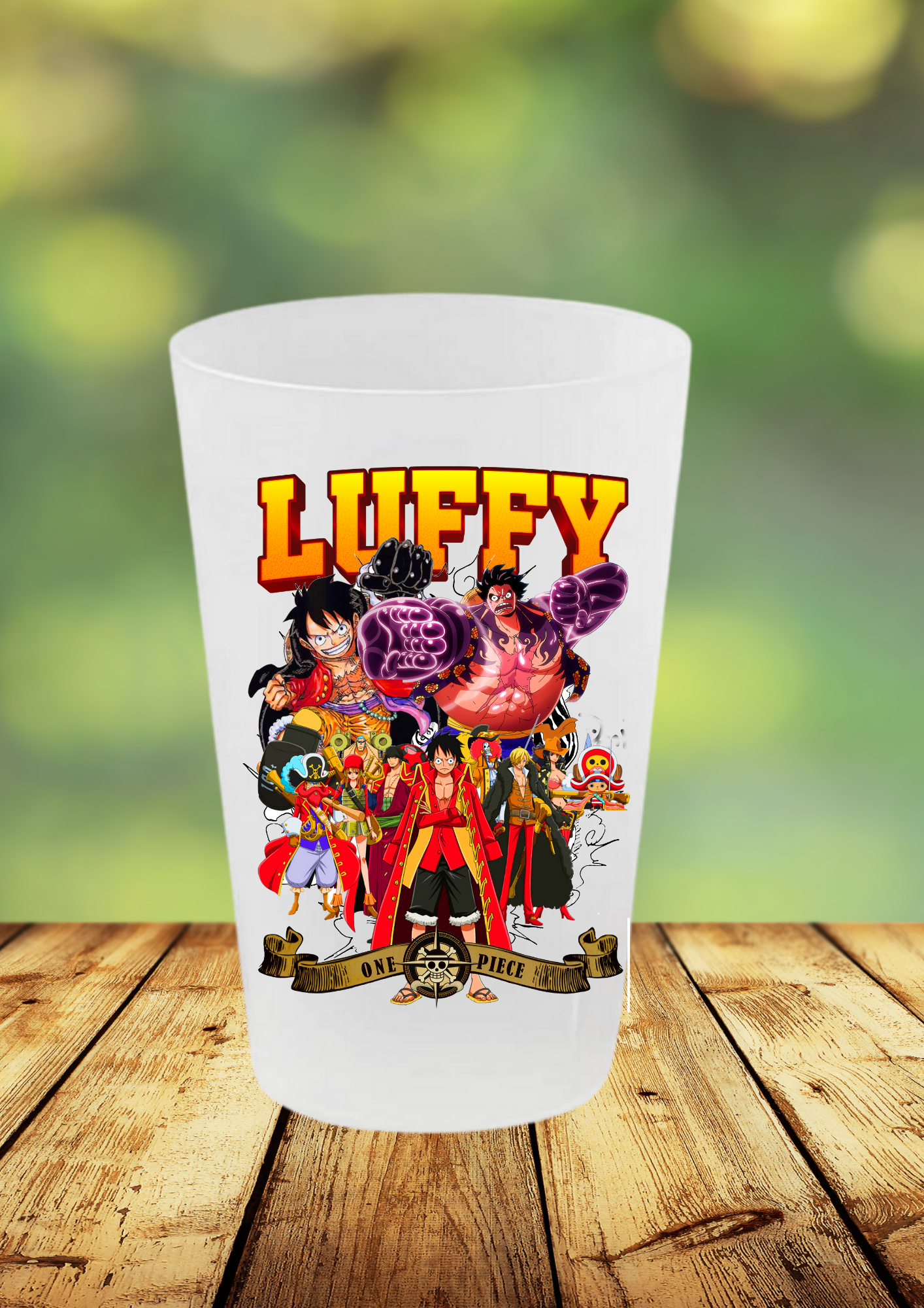 Gobelet One Piece – Impression DTF UV – 136 modèles au choix