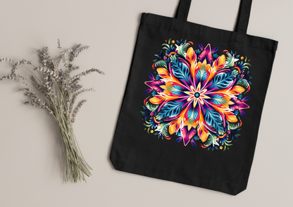 Tote Bag Psychedelic Designs – 100 modèles au choix – Noir ou Blanc