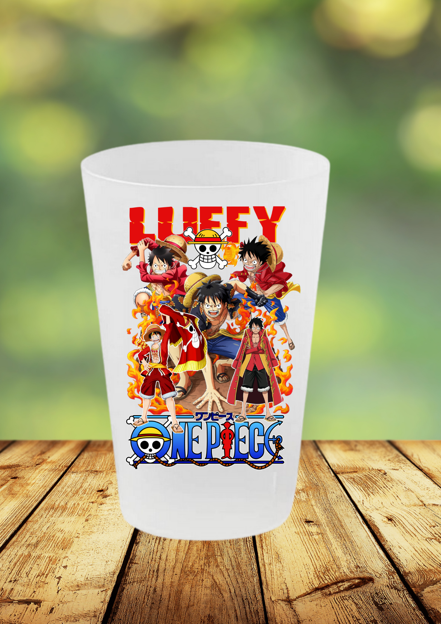 Gobelet One Piece – Impression DTF UV – 136 modèles au choix