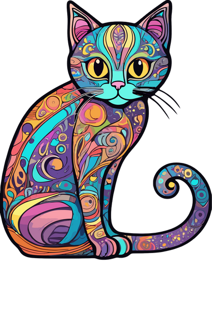 Psychedelic Designs – Fichier PNG Haute Qualité – 100 modèles au choix
