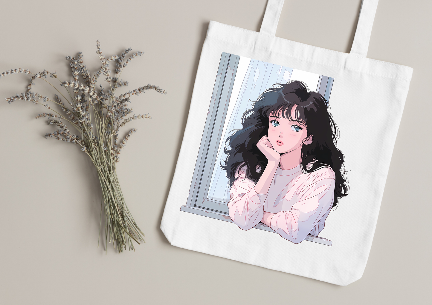 Tote Bag Retro Anime Nostalgia – 61 modèles au choix – Noir ou Blanc