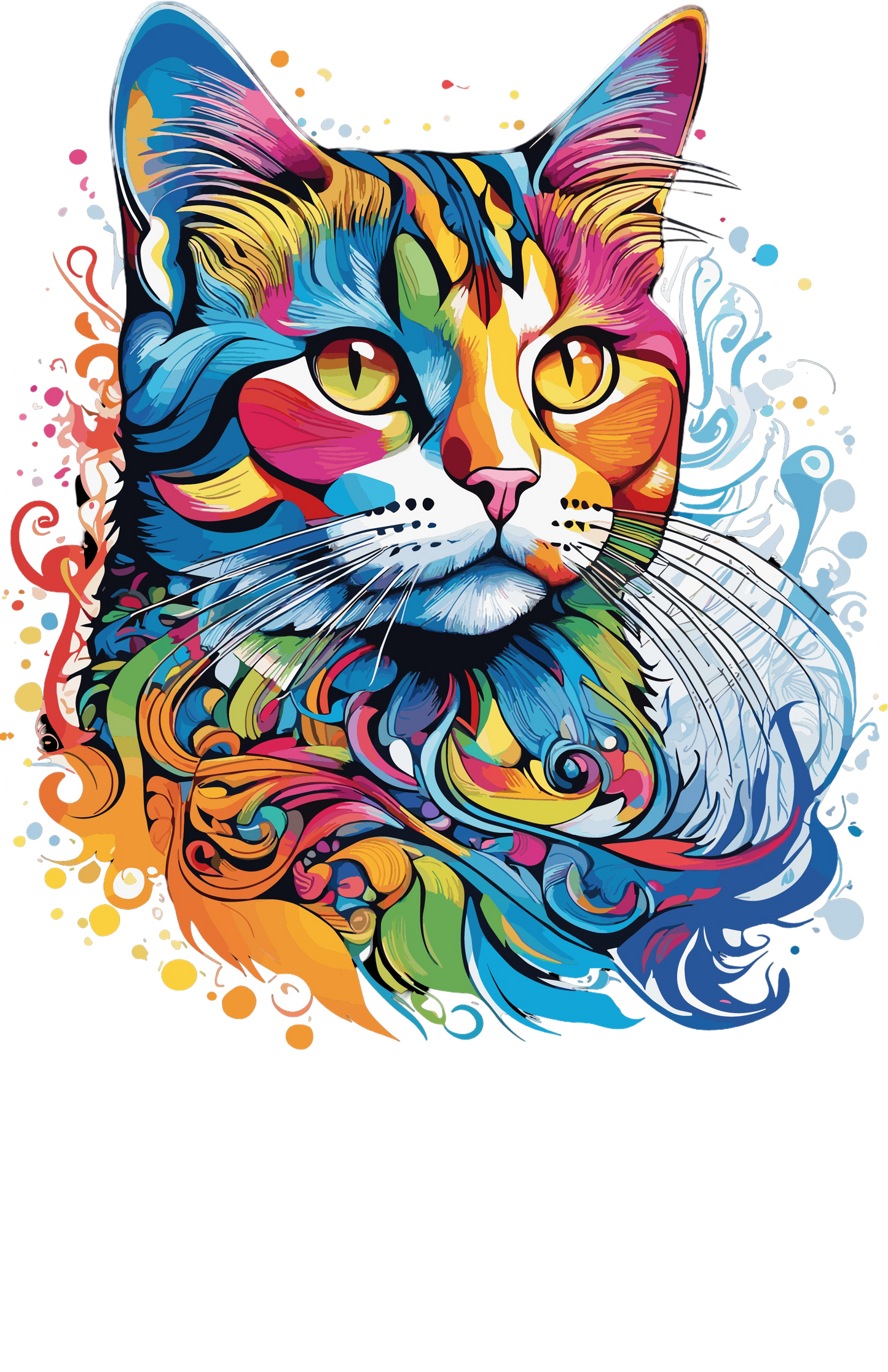 Psychedelic Designs – Fichier PNG Haute Qualité – 100 modèles au choix