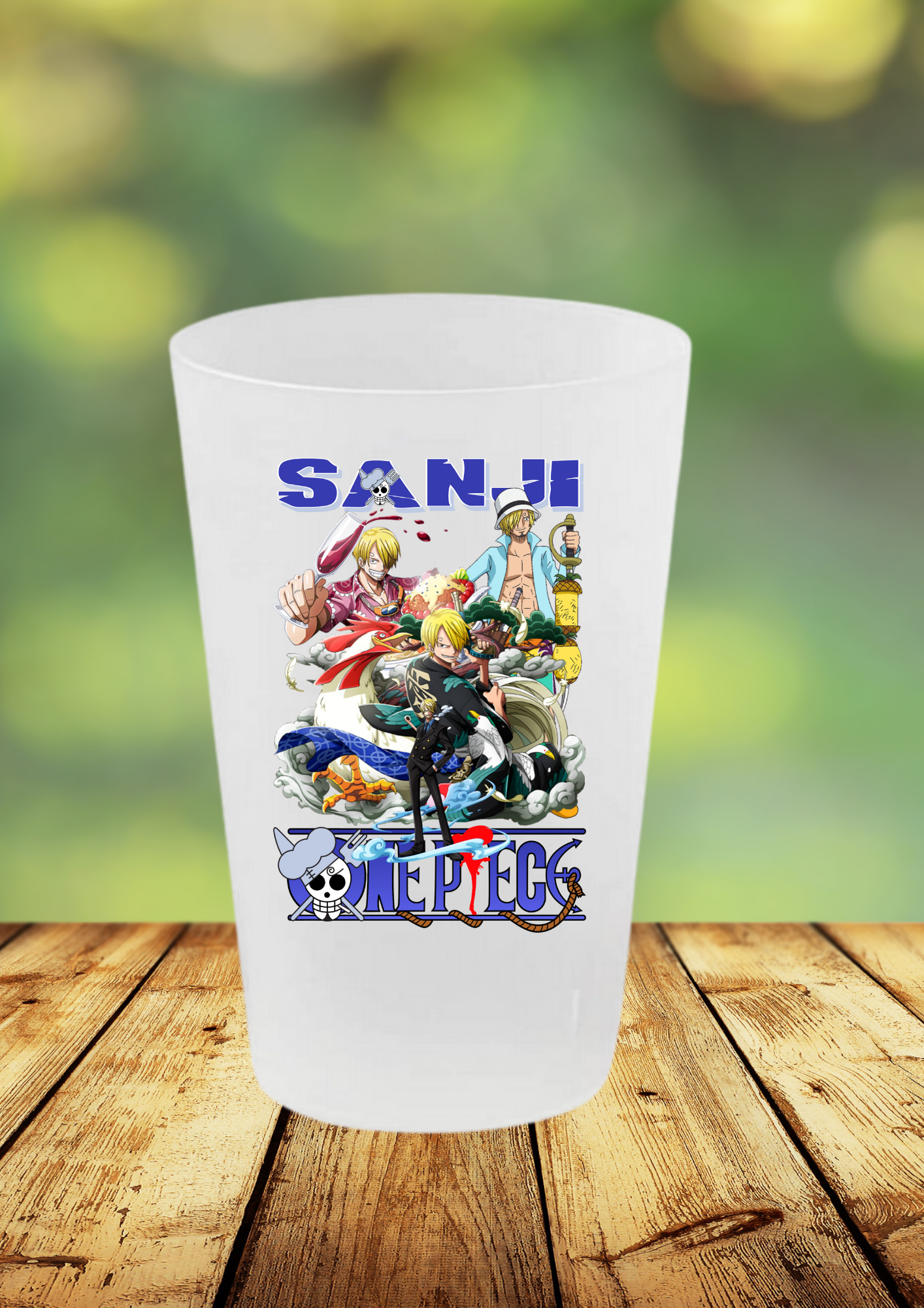 Gobelet One Piece – Impression DTF UV – 136 modèles au choix