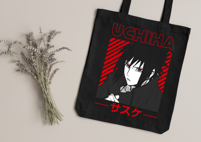 Tote Bag Anime – 104 modèles au choix – Noir