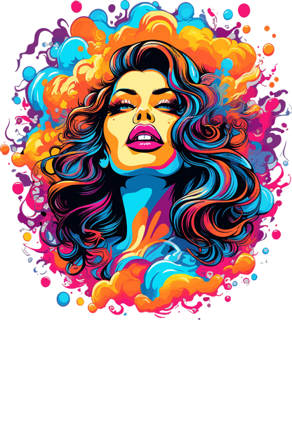Psychedelic Designs – Fichier PNG Haute Qualité – 100 modèles au choix