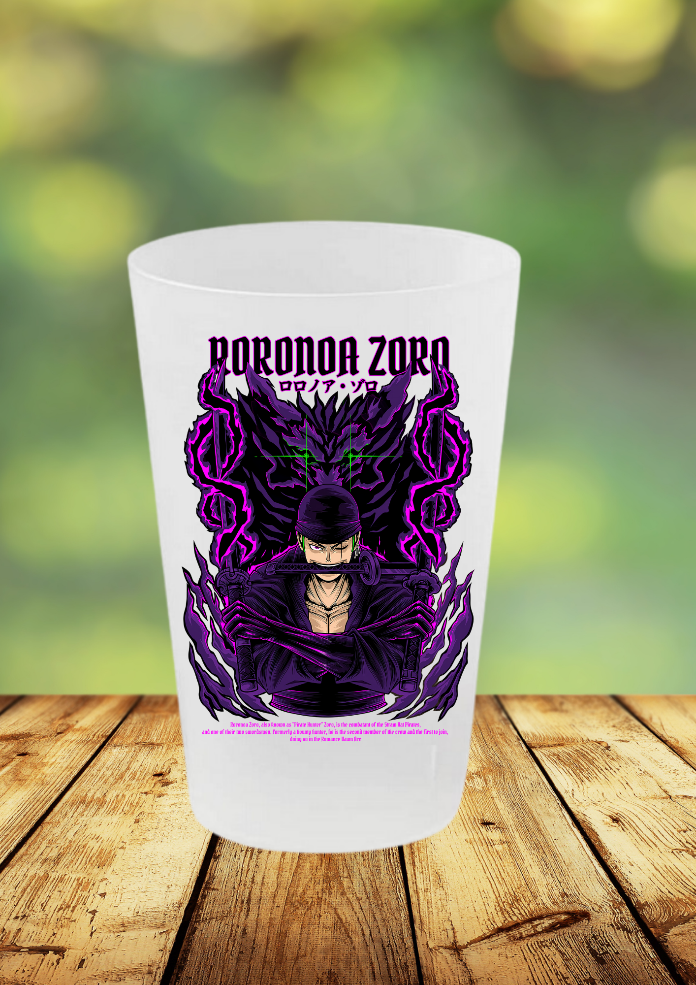 Gobelet One Piece – Impression DTF UV – 136 modèles au choix