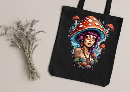 Tote Bag Psychedelic Designs – 100 modèles au choix – Noir ou Blanc