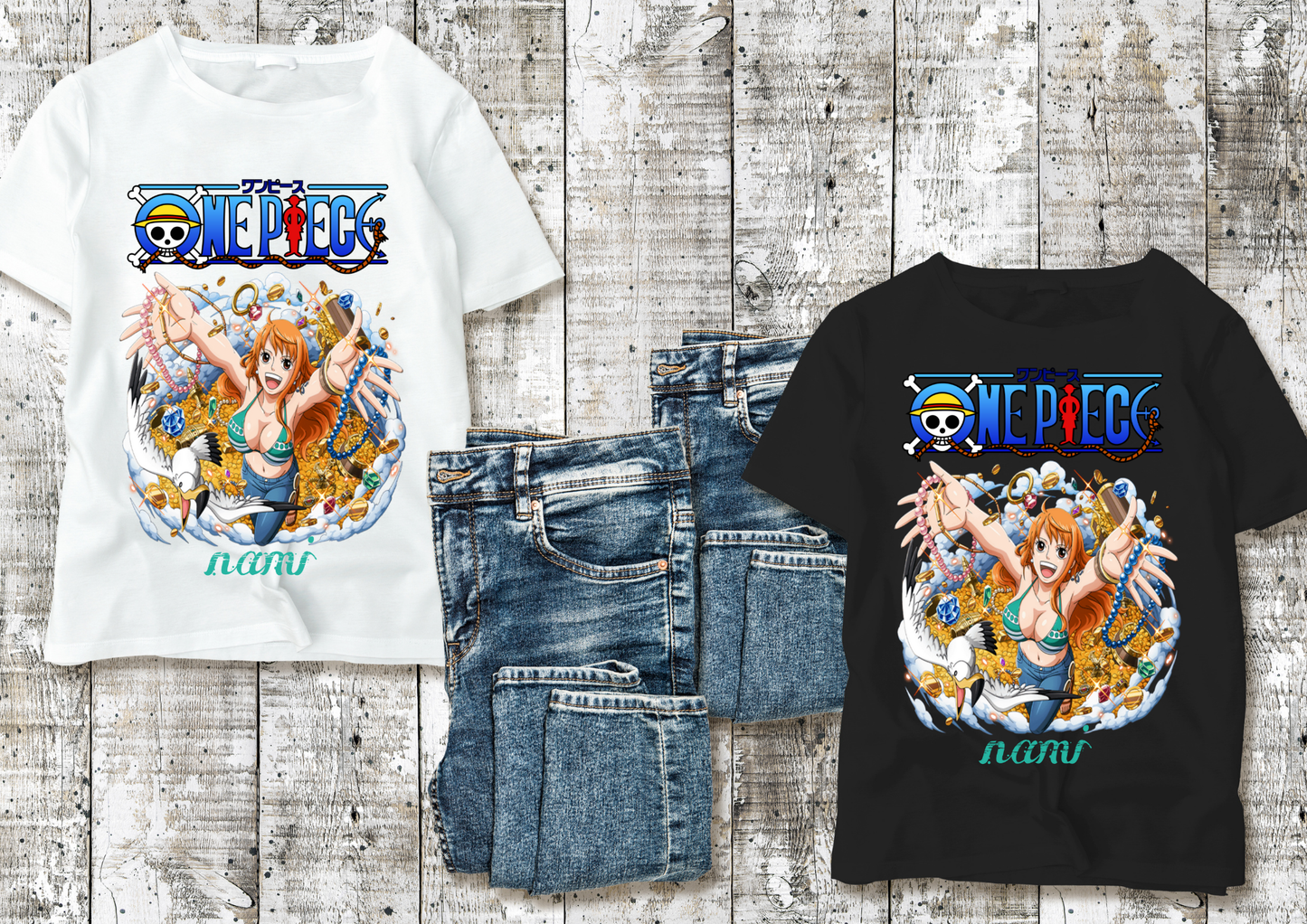 T-shirt One Piece 10 Modèles