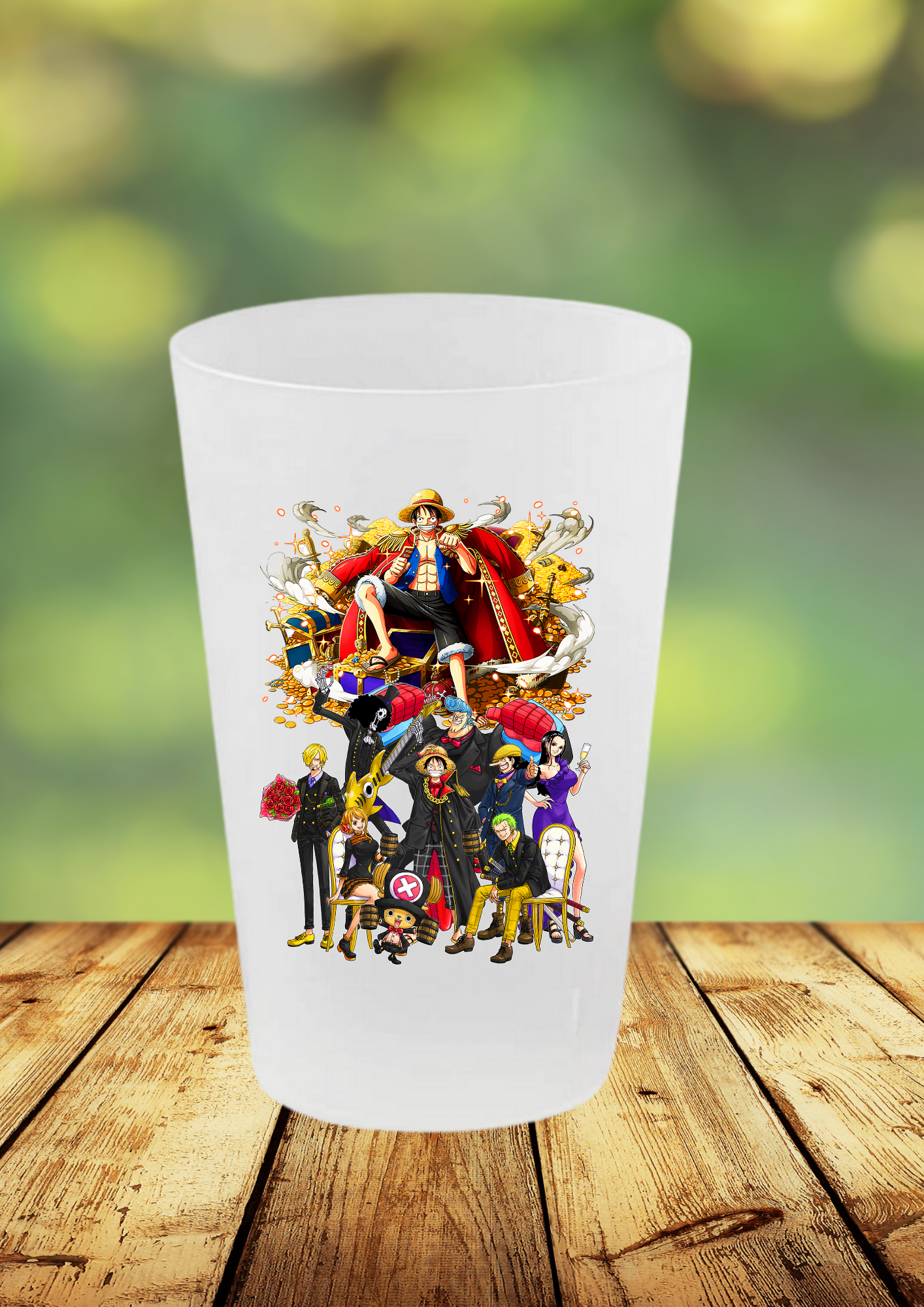 Gobelet One Piece – Impression DTF UV – 136 modèles au choix