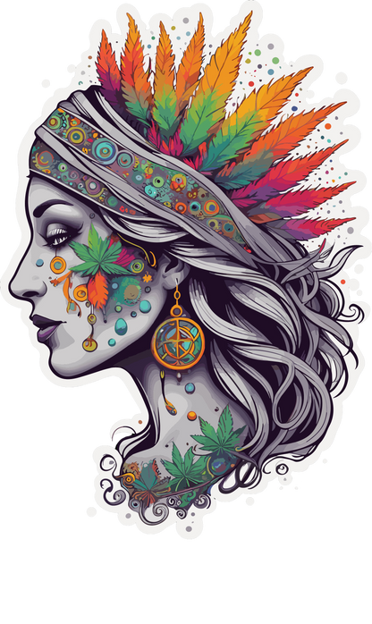 Psychedelic Designs – Fichier PNG Haute Qualité – 100 modèles au choix