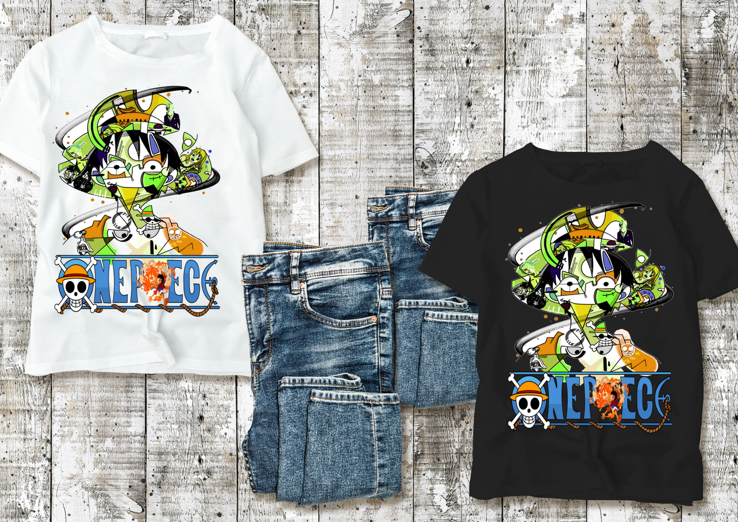 T-shirt One Piece 10 Modèles