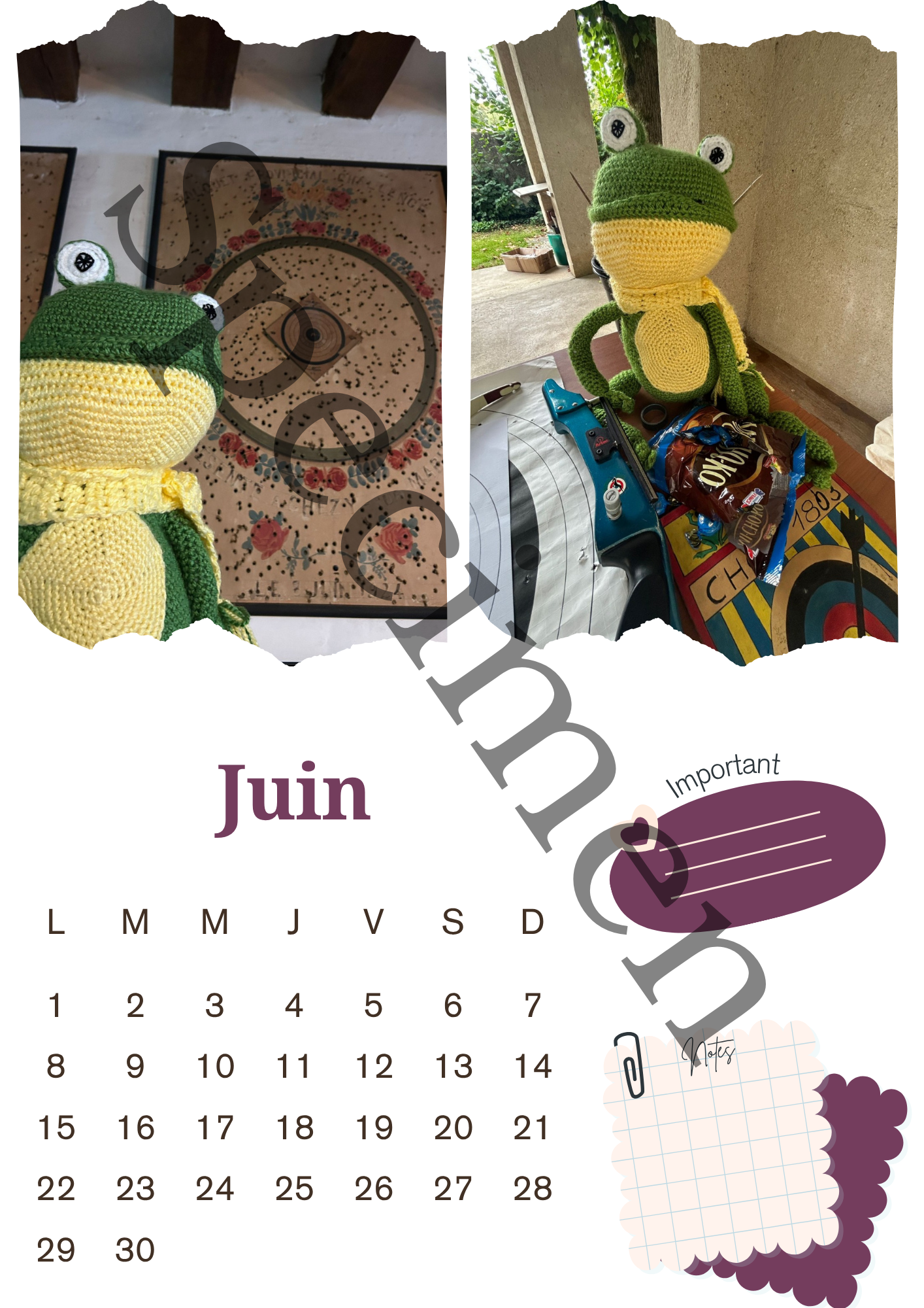 🗓️ Calendrier 2026 “Dame Aline” – L’année pleine d’humour et de bonne humeur !