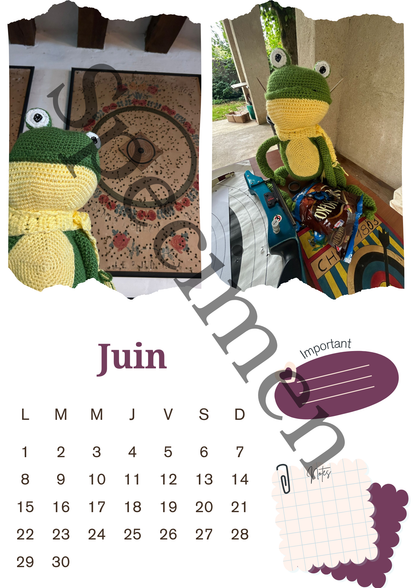 🗓️ Calendrier 2026 “Dame Aline” – L’année pleine d’humour et de bonne humeur !