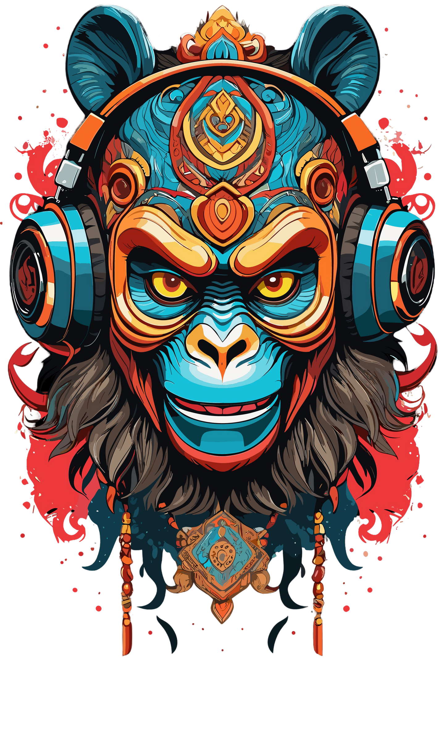 Psychedelic Designs – Fichier PNG Haute Qualité – 100 modèles au choix
