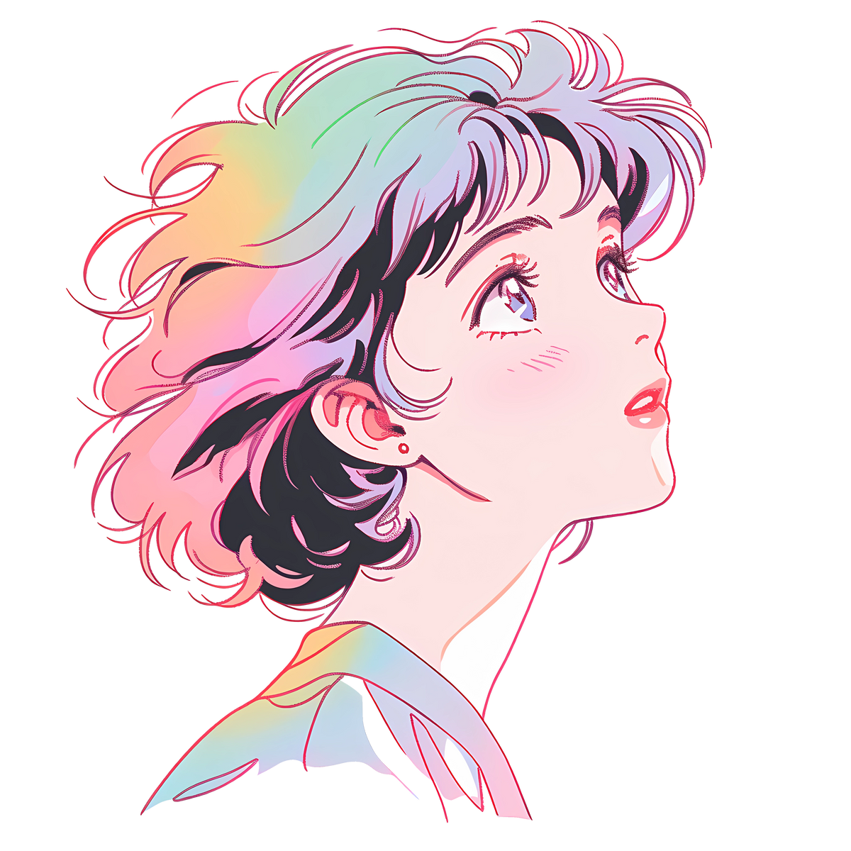 Modèle Retro Anime 45