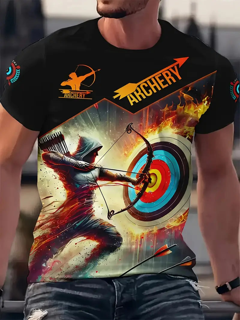 🏹 Tee-shirt "ARCHERY" - Passion Tir à l’Arc