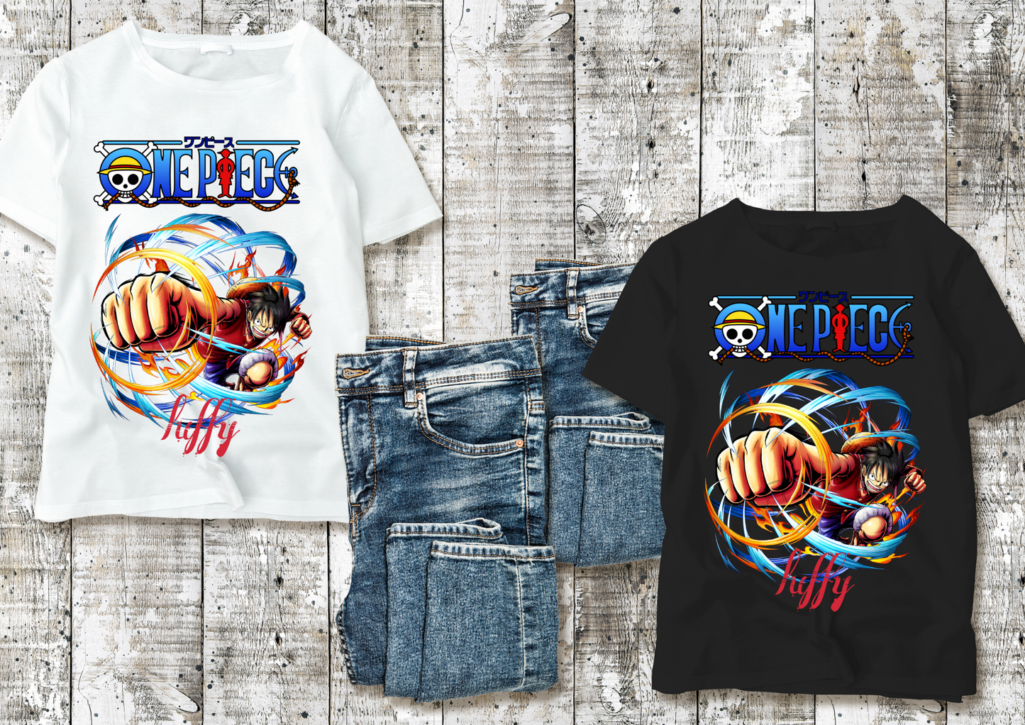 T-shirt One Piece 10 Modèles