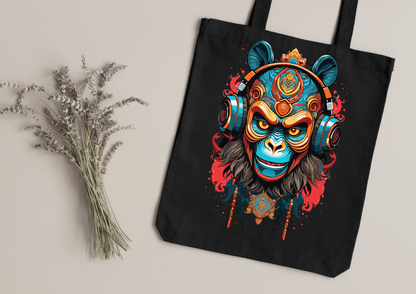 Tote Bag Psychedelic Designs – 100 modèles au choix – Noir ou Blanc