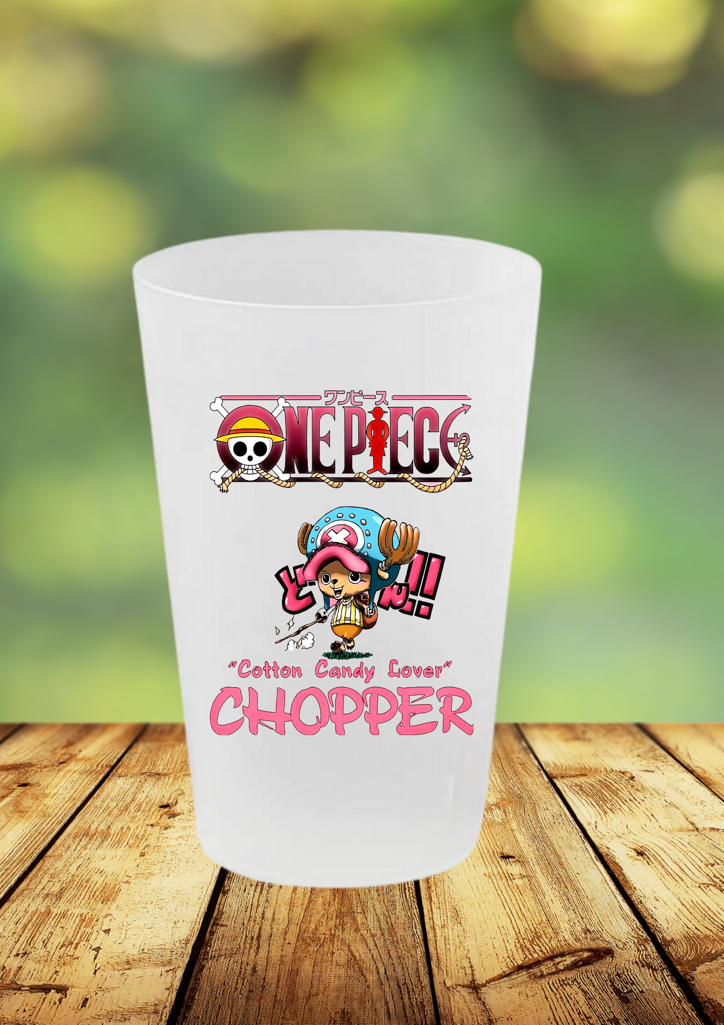 Gobelet One Piece – Impression DTF UV – 136 modèles au choix