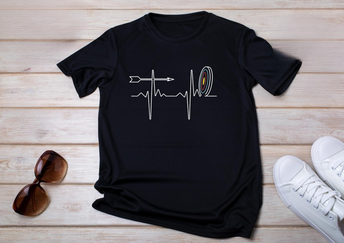 T-shirt Archerie – Battement de cœur & cible