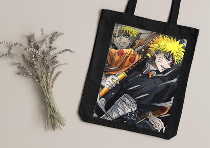 Tote Bag Anime – 104 modèles au choix – Noir