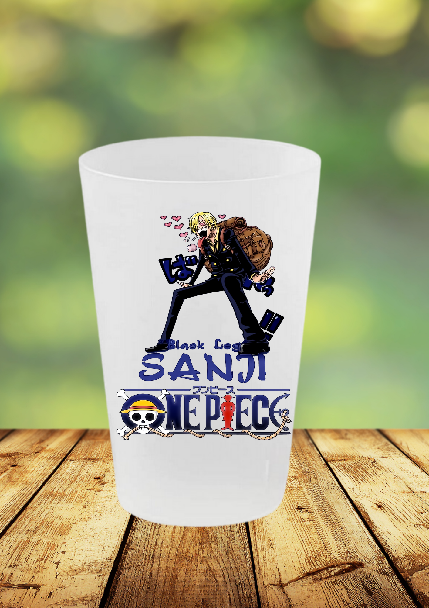 Gobelet One Piece – Impression DTF UV – 136 modèles au choix