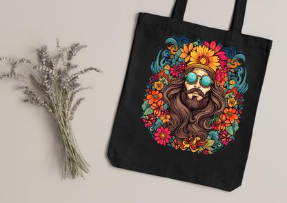 Tote Bag Psychedelic Designs – 100 modèles au choix – Noir ou Blanc