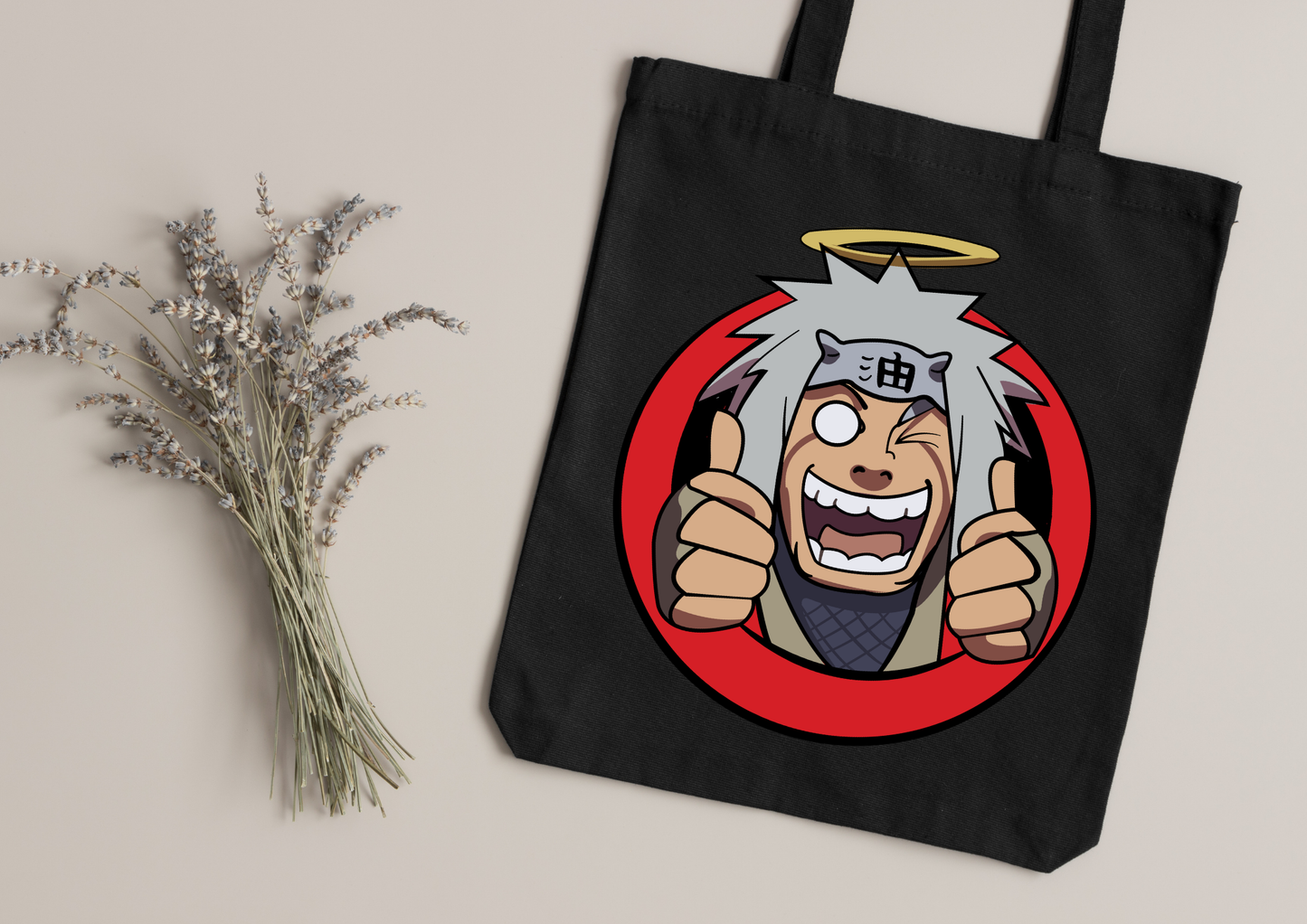 Tote Bag Anime – 104 modèles au choix – Noir