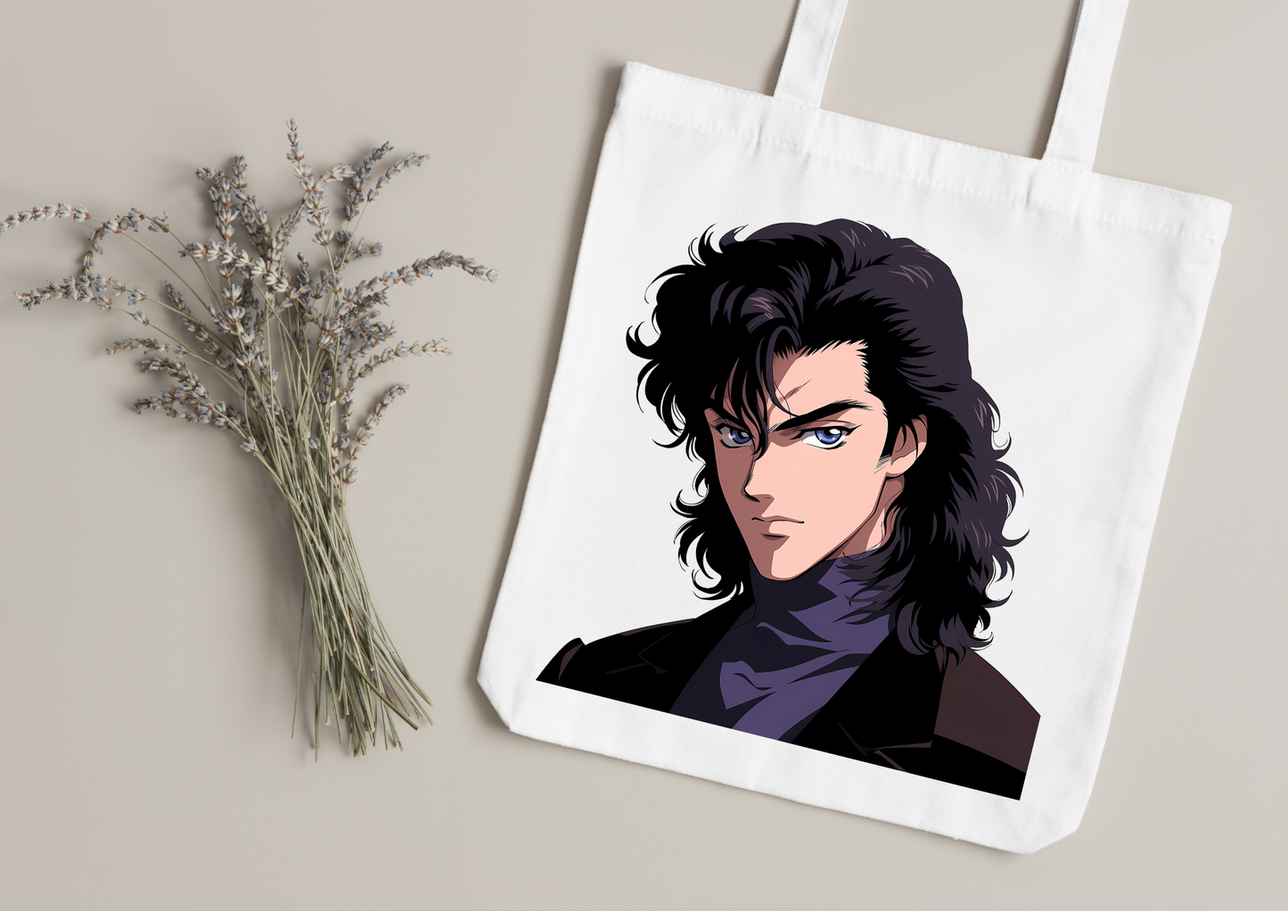 Tote Bag Retro Anime Nostalgia – 61 modèles au choix – Noir ou Blanc