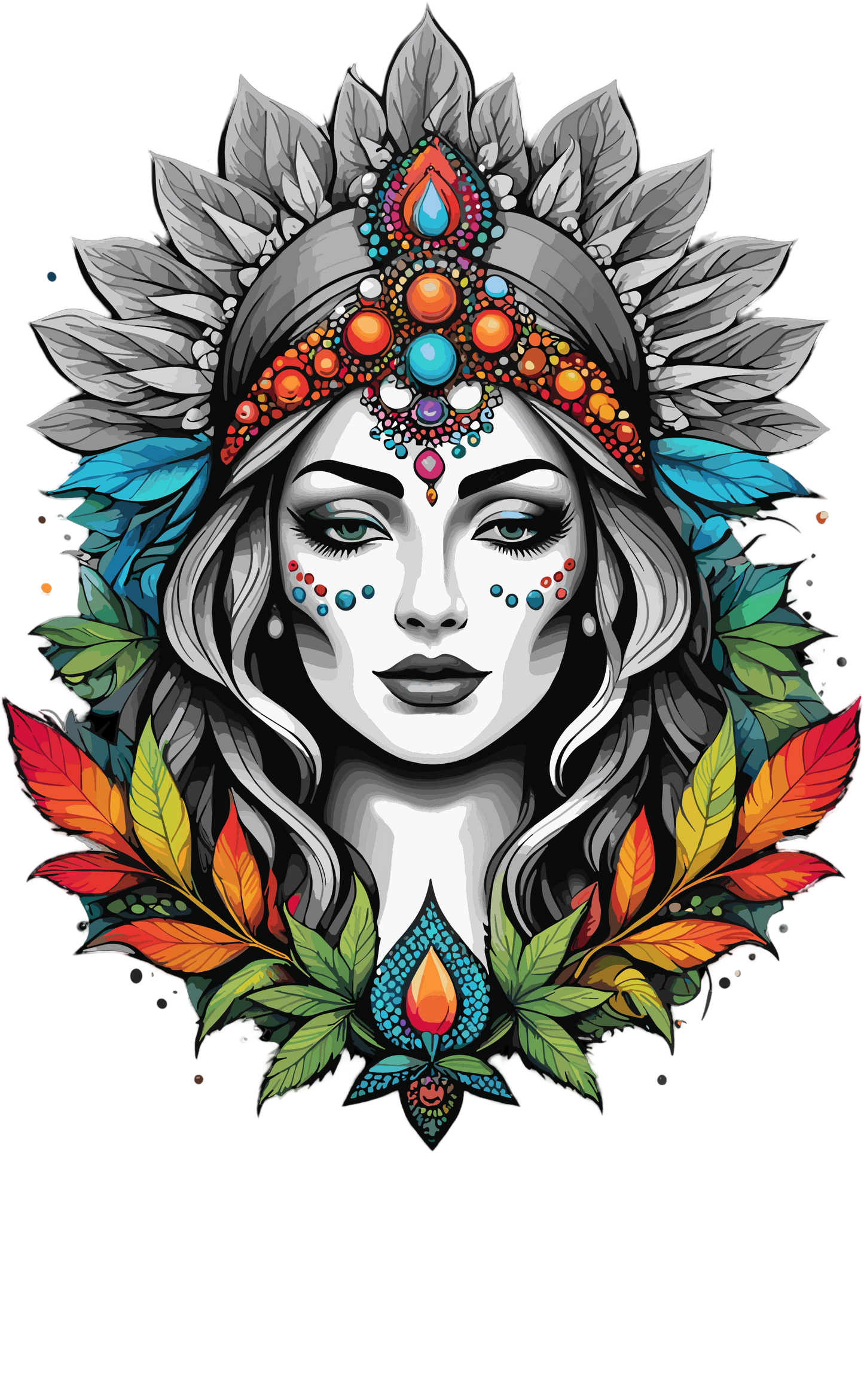 Psychedelic Designs – Fichier PNG Haute Qualité – 100 modèles au choix