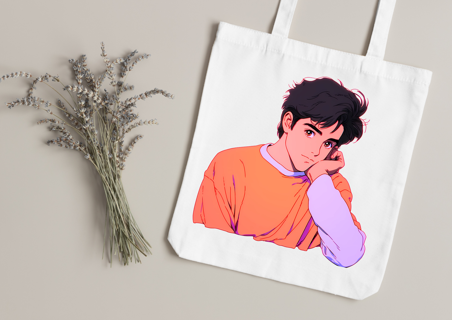 Tote Bag Retro Anime Nostalgia – 61 modèles au choix – Noir ou Blanc